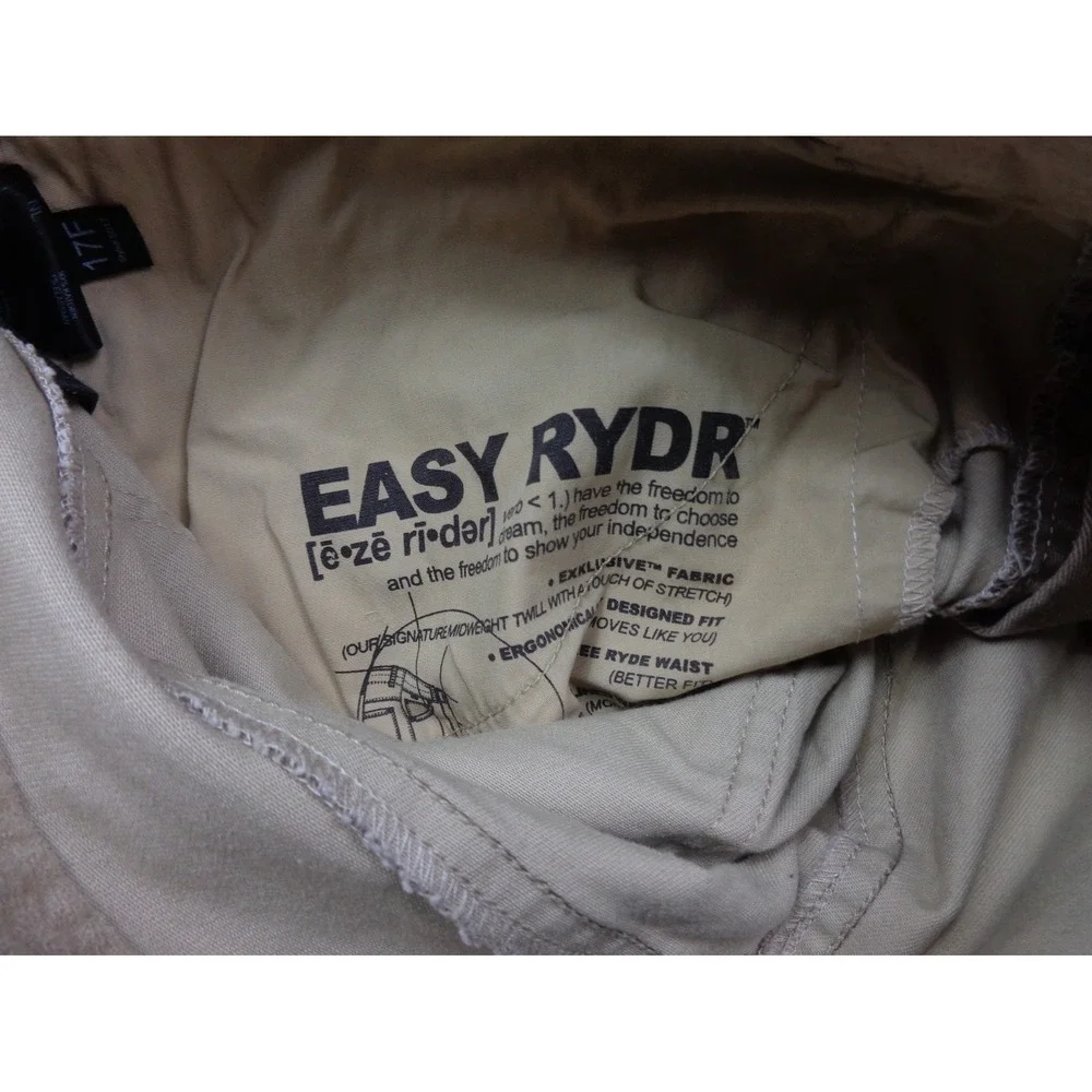 Kuhl Easy Rydr Vintage Patina Brown Stretch Gorpcore Canvas Pants 35x34 (34x33)